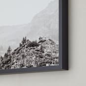 "Little Island" - Art Print in Stone by Jamie Lollback - Frame Close-up