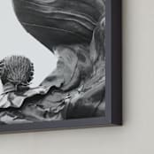 "Soar" - Art Print in Stone by Carrie ONeal - Frame Close-up