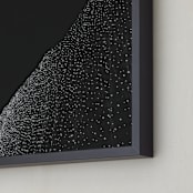 "Galaxy" - Art Print in Midnight by Lying on the grass - Frame Close-up