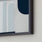 "Meter" - Art Print in Midnight by Liz Taylor Creative - Frame Close-up