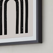 "Arcs I" - Art Print in Blush by Iveta Angelova - Frame Close-up