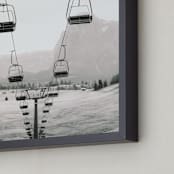 "Lift" - Art Print in Steel by Ellen Schlegelmilch - Frame Close-up
