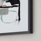 "Untitled 4" - Art Print in Black and White by Jaime Derringer - Frame Close-up
