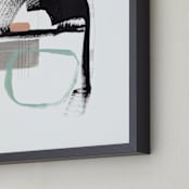 "Untitled 4" - Art Print in Black and White by Jaime Derringer - Frame Close-up