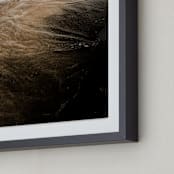 "Black Sand I" - Art Print in Onyx by Karly Rose Sahr - Frame Close-up