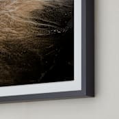 "Black Sand I" - Art Print in Onyx by Karly Rose Sahr - Frame Close-up