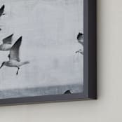 "In flight." - Art Print in Cloudy by Dawn Smith - Frame Close-up