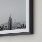 "NYC" - Art Print in black and white by Shannon Kirsten - Frame Close-up