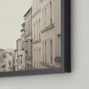 "Montmartre Unique Perspectives" - Art Print in Parisian Limestone by Caroline Mint - Frame Close-up