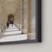 "Le Passage" - Art Print in golden hour by Claire - Frame Close-up