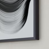 "Aligned" - Art Print in Onyx by Shannon Kohn - Frame Close-up