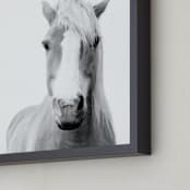 "Presence" - Art Print in Black and White by Debra Butler - Frame Close-up