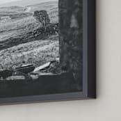 "Room With a View II" - Art Print in Ash by Kamala Nahas - Frame Close-up