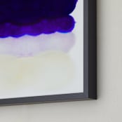 "Night Cap" - Art Print in Night Blue by HAPI ART - Frame Close-up