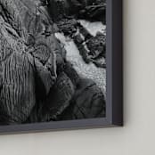 "Ancient rocks" - Art Print in Black&White by Lucia Coppola - Frame Close-up
