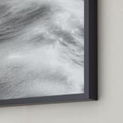 "Staten Sea 1" - Art Print in Silver Grey by Lisa Sundin - Frame Close-up