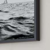 "Diverge" - Art Print in Black and White by Jessica C Nugent - Frame Close-up