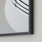 "Escape Routes #8" - Art Print in Antracite by Massimiliano Massimo Borelli - Frame Close-up