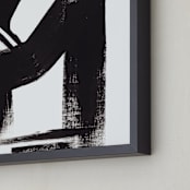 "Untitled 1b" - Art Print in Black and White by Jaime Derringer - Frame Close-up