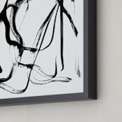 "Arise" - Art Print in Black & White by LaDara McKinnon - Frame Close-up