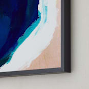 "Rincon" - Art Print in pacific blue by Jenny Partrite - Frame Close-up