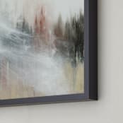 "Shift." - Art Print in Deep Charcoal by Emily Magone - Frame Close-up