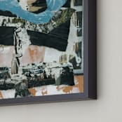 "Barclay" - Art Print in Terracotta by Misty Hughes - Frame Close-up