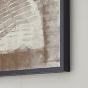 "Contemporary Botanical Series 3" - Art Print in Bronze by Angela Simeone - Frame Close-up