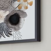 "From the Ashes" - Art Print in Black Gold by Maggie Ramirez Burns - Frame Close-up