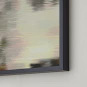 "Golden Reflections" - Art Print in Hunter green by Amy Hall - Frame Close-up