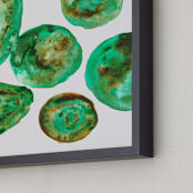 "Jade" - Art Print in Jade by Belia Simm - Frame Close-up