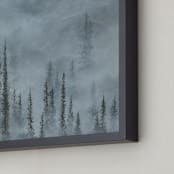 "Clarity." - Art Print in Storm Grey by Emily Magone - Frame Close-up