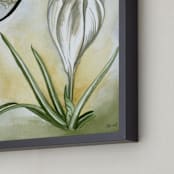 "Spring II" - Art Print in Pale Blue by Stephanie Toral - Frame Close-up