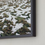 "Breaking Winter" - Art Print in cool color by Kamala Nahas - Frame Close-up