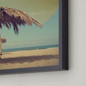 "San O Daydream" - Art Print in Burnt Orange by Owl and Toad - Frame Close-up