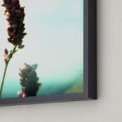 "Virginia Flora" - Art Print in Skyline purple by Meghan Quinn - Frame Close-up