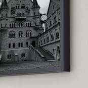 "Castle of Germany" - Art Print in Rich Black by Hannah Graham - Frame Close-up