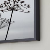 "Just Us" - Art Print in Silver grey by Johanna Phillips Huuva - Frame Close-up