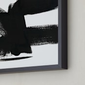 "Untitled 1" - Art Print in Black and White by Jaime Derringer - Frame Close-up