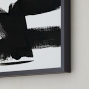 "Untitled 1" - Art Print in Black and White by Jaime Derringer - Frame Close-up