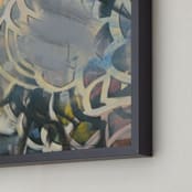 "The Definition of Series 1" - Art Print in Beautiful Blue by Angela Simeone - Frame Close-up