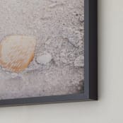 "Beachcomber I" - Art Print in sand by Ann Gardner - Frame Close-up