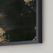 "Neutral Essence Series 5" - Art Print in Tan and Black by Angela Simeone - Frame Close-up