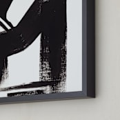 "Untitled 1b" - Art Print in Black and White by Jaime Derringer - Frame Close-up