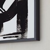 "Untitled 1b" - Art Print in Black and White by Jaime Derringer - Frame Close-up