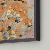"Last Letter" - Art Print in tangerine orange by raven erebus - Frame Close-up