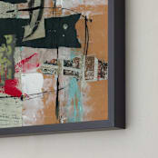 "Just Because" - Art Print in Terra Cotta by Misty Hughes - Frame Close-up