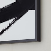 "AC Study 3" - Art Print in Black and White by Jaime Derringer - Frame Close-up