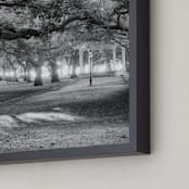 "Park Dreams" - Art Print in Black and White by Mark Kirby - Frame Close-up