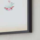 "Baby Bunny Rabbit" - Art Print in Ivory by hadley hutton - Frame Close-up